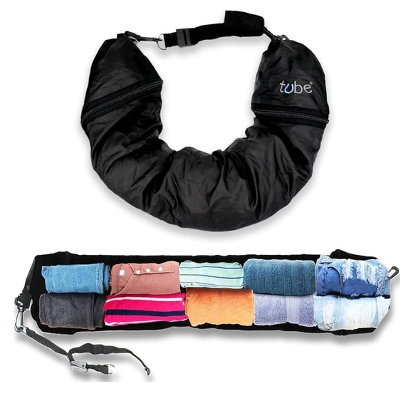 Tube Travel Pillow Stuff with Clothes - Picture 2 of 6